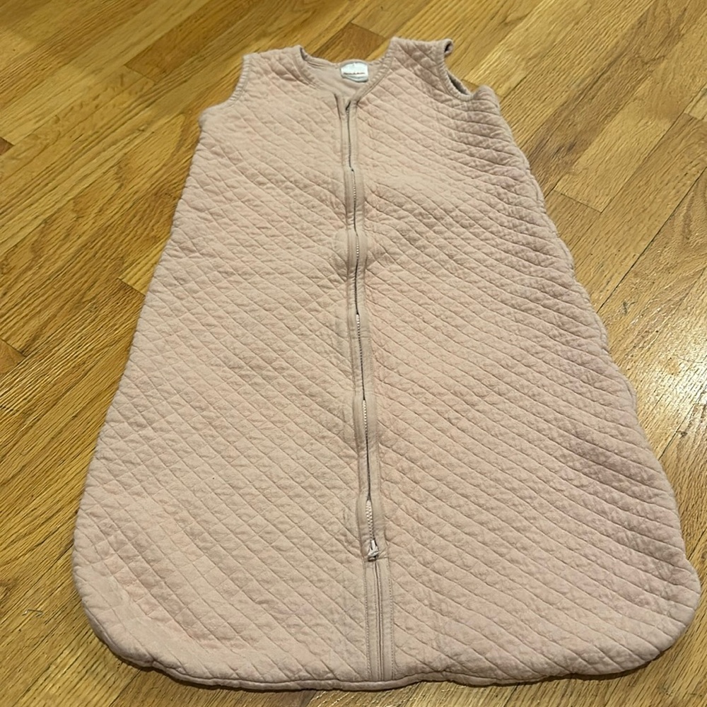 Hanna Andersson pink quilted sleep sack